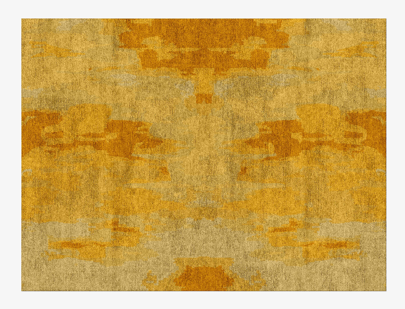 Freya Gradation Rectangle Hand Knotted Bamboo Silk Custom Rug by Rug Artisan