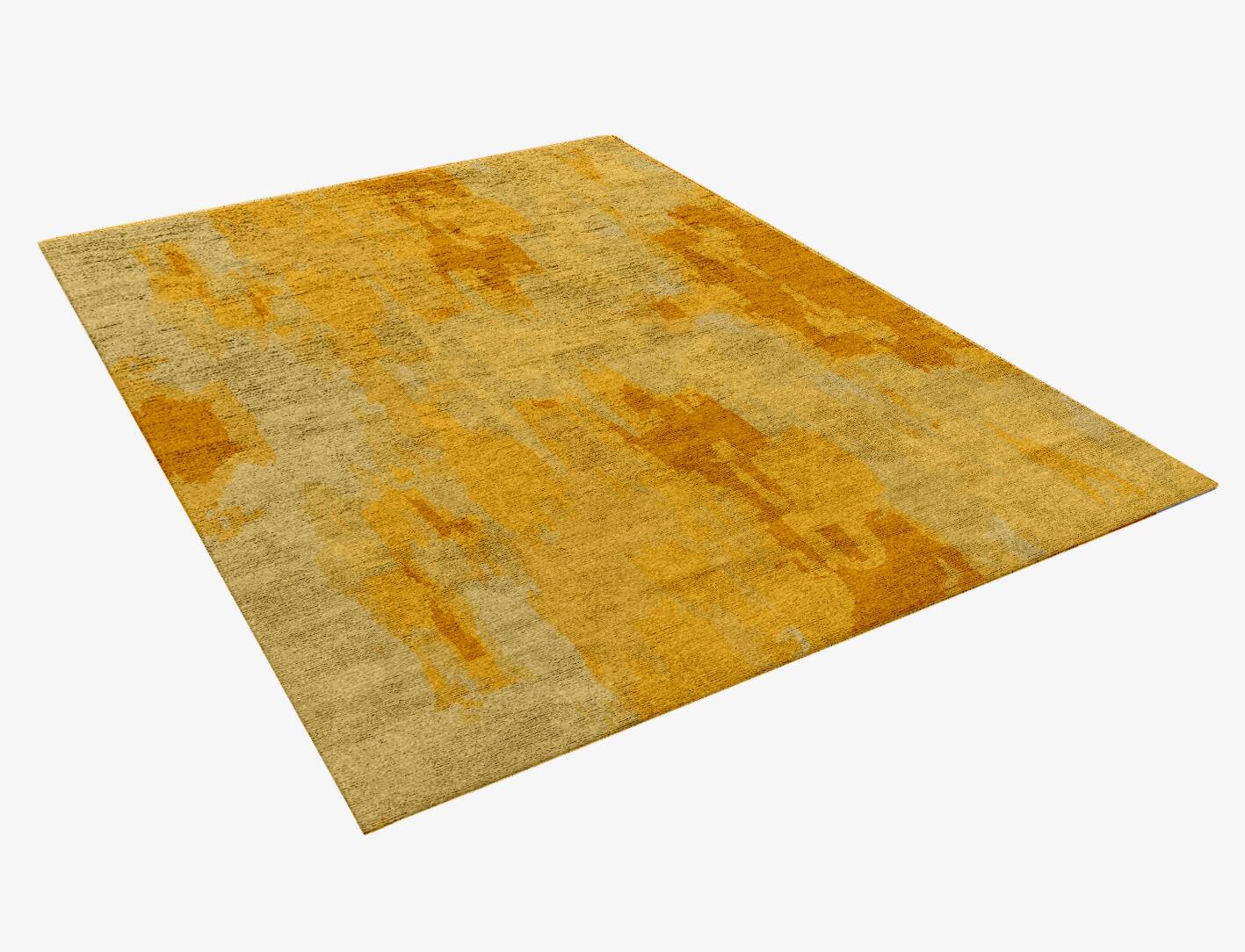 Freya Gradation Rectangle Hand Knotted Bamboo Silk Custom Rug by Rug Artisan