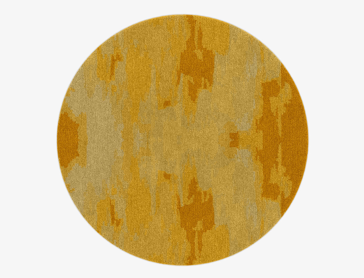 Freya Gradation Round Hand Knotted Tibetan Wool Custom Rug by Rug Artisan