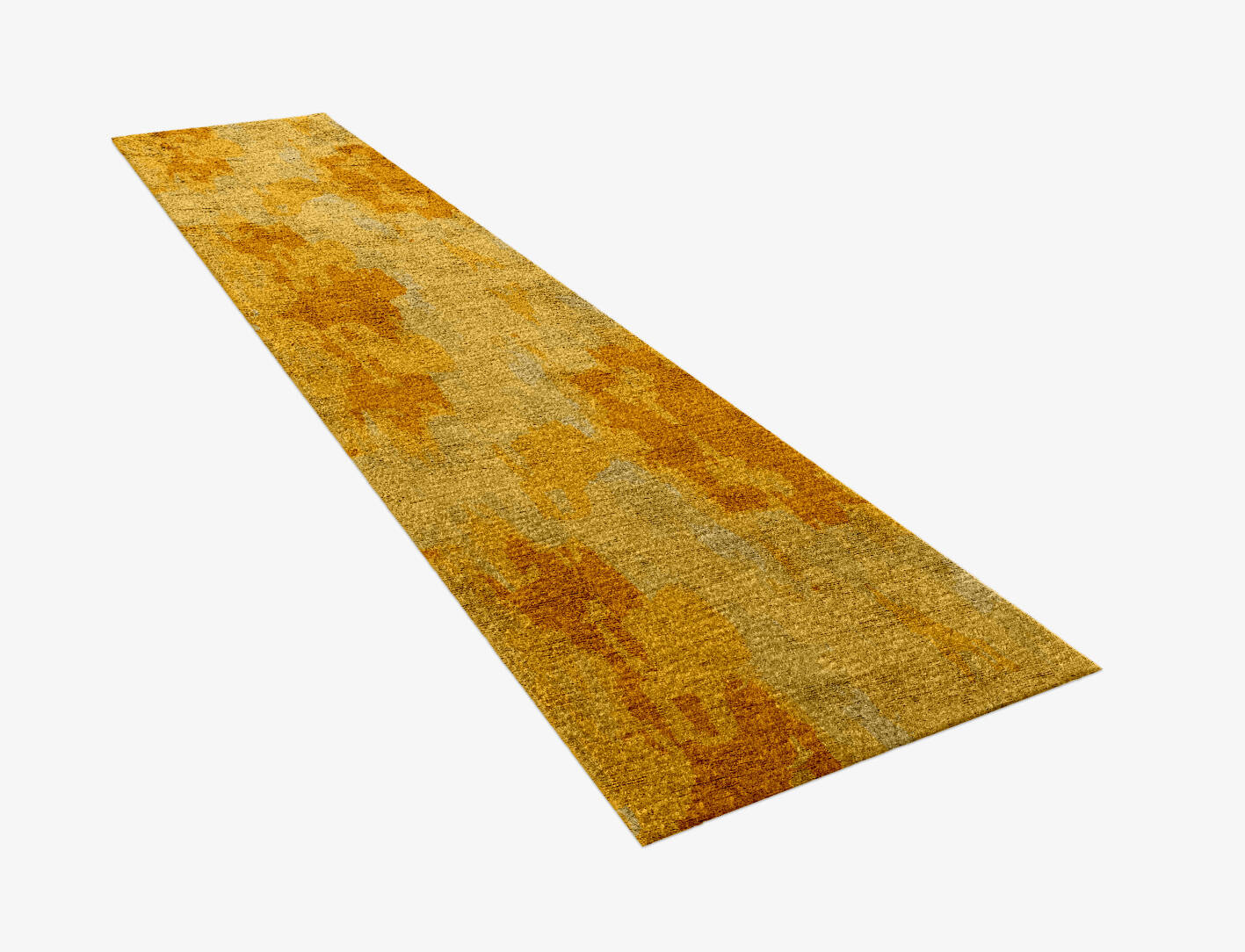 Freya Gradation Runner Hand Knotted Bamboo Silk Custom Rug by Rug Artisan
