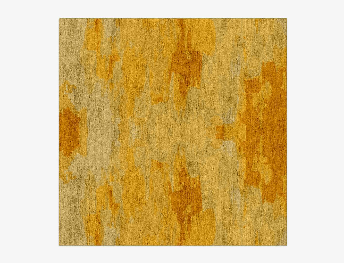 Freya Gradation Square Hand Knotted Bamboo Silk Custom Rug by Rug Artisan