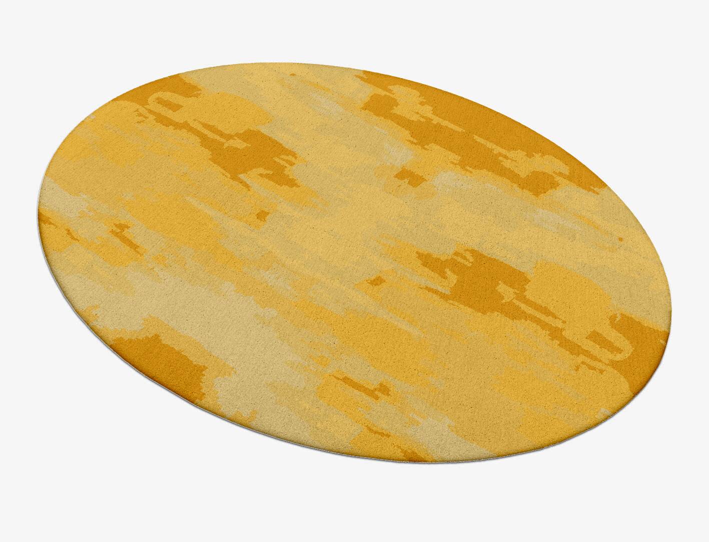 Freya Gradation Oval Hand Tufted Pure Wool Custom Rug by Rug Artisan