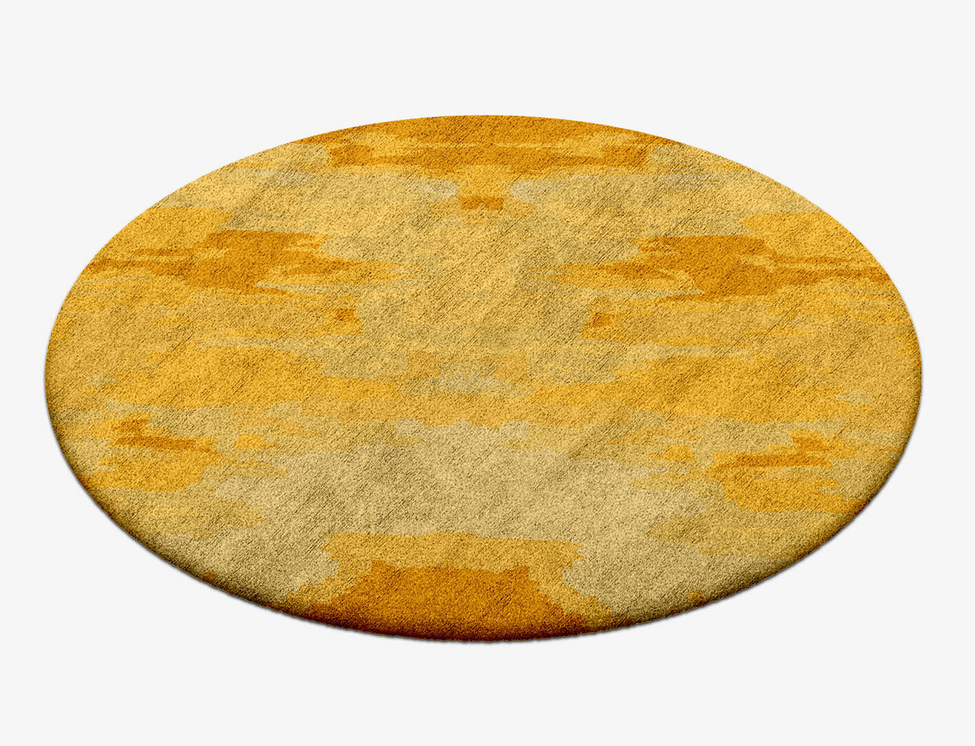 Freya Gradation Round Hand Tufted Bamboo Silk Custom Rug by Rug Artisan