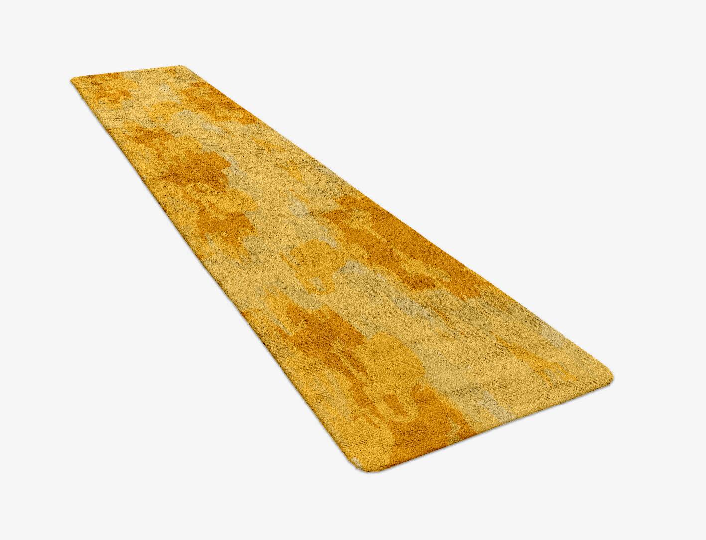 Freya Gradation Runner Hand Tufted Bamboo Silk Custom Rug by Rug Artisan