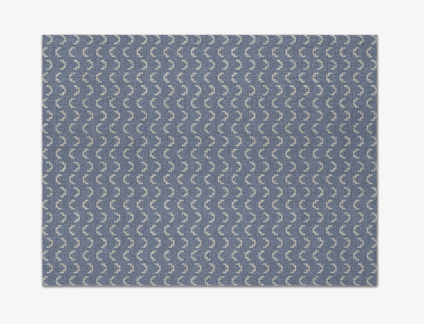 Frisson Geometric Rectangle Flatweave New Zealand Wool Custom Rug by Rug Artisan