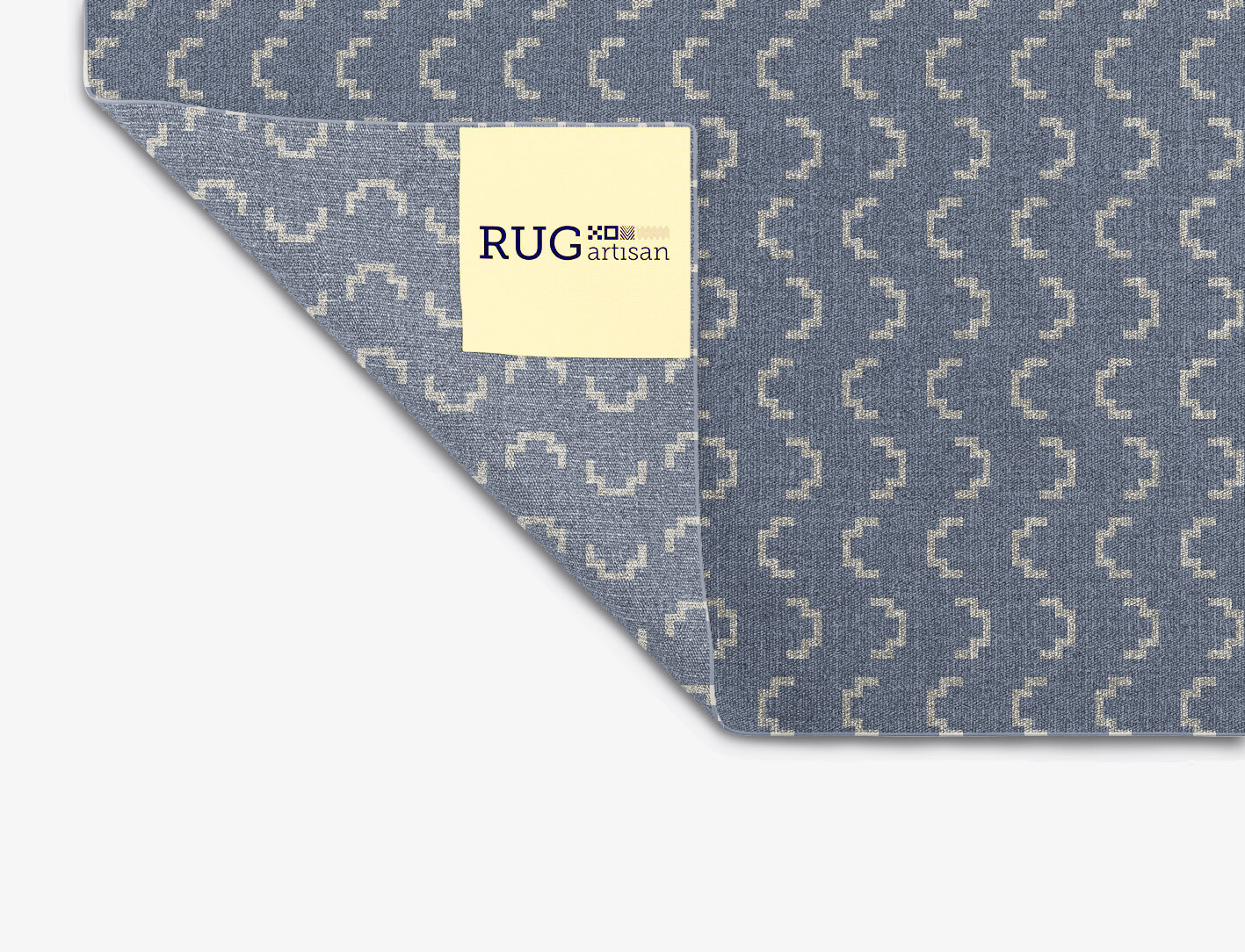 Frisson Geometric Rectangle Flatweave New Zealand Wool Custom Rug by Rug Artisan