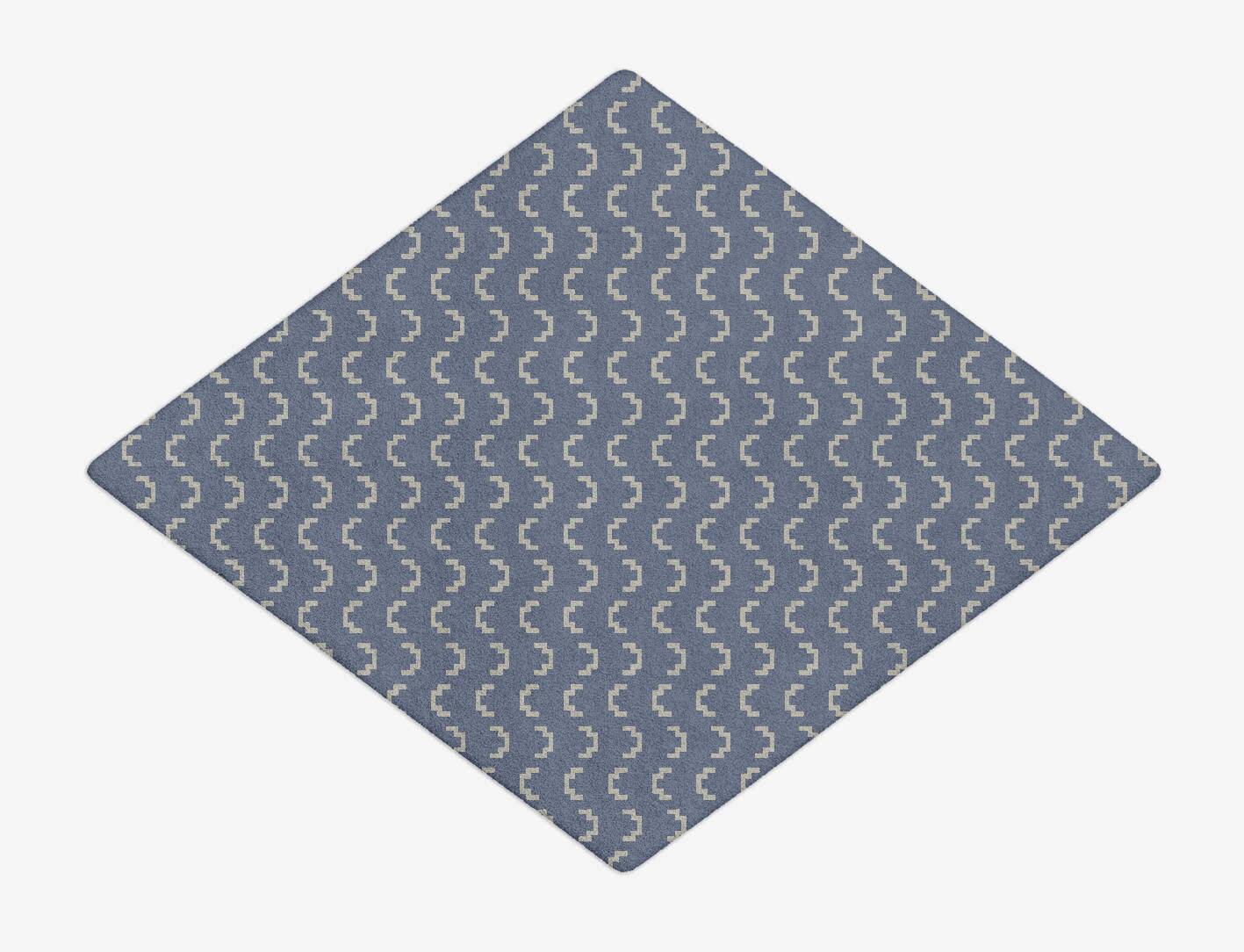 Frisson Geometric Diamond Hand Tufted Pure Wool Custom Rug by Rug Artisan