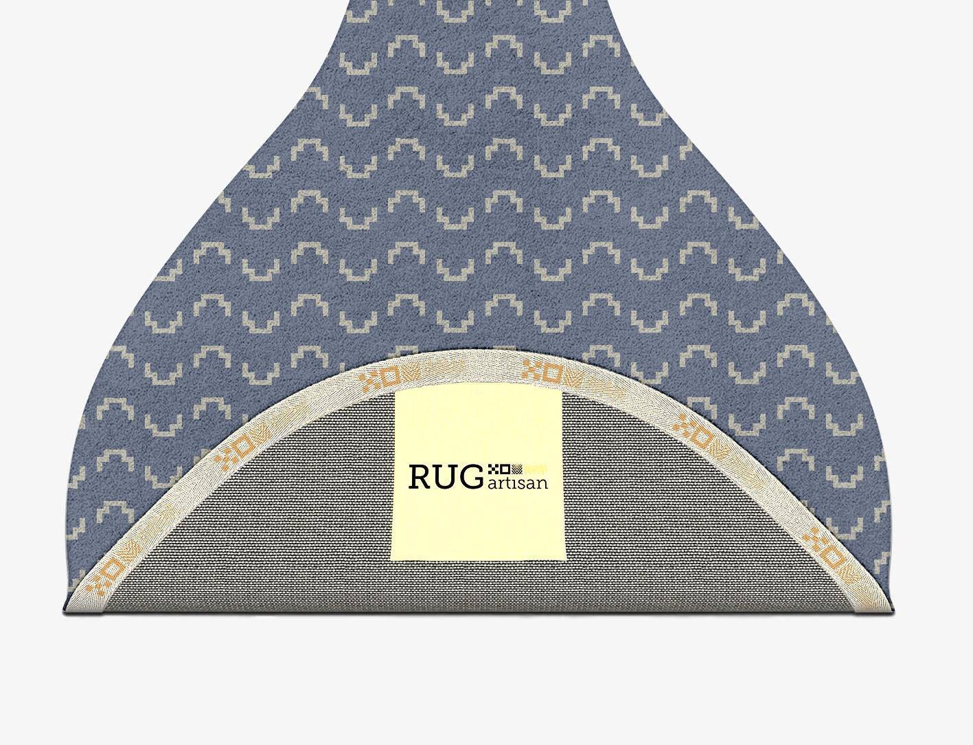 Frisson Geometric Drop Hand Tufted Pure Wool Custom Rug by Rug Artisan