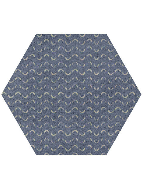Frisson Geometric Hexagon Hand Tufted Pure Wool Custom Rug by Rug Artisan
