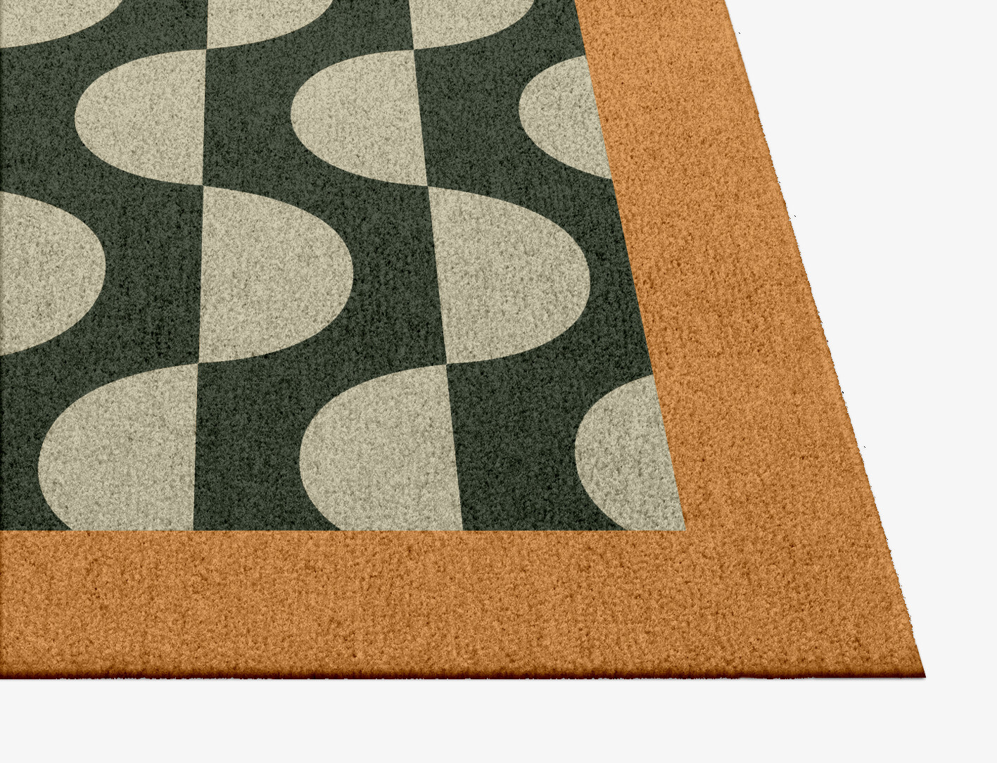 Frizzle Geometric Square Hand Knotted Tibetan Wool Custom Rug by Rug Artisan