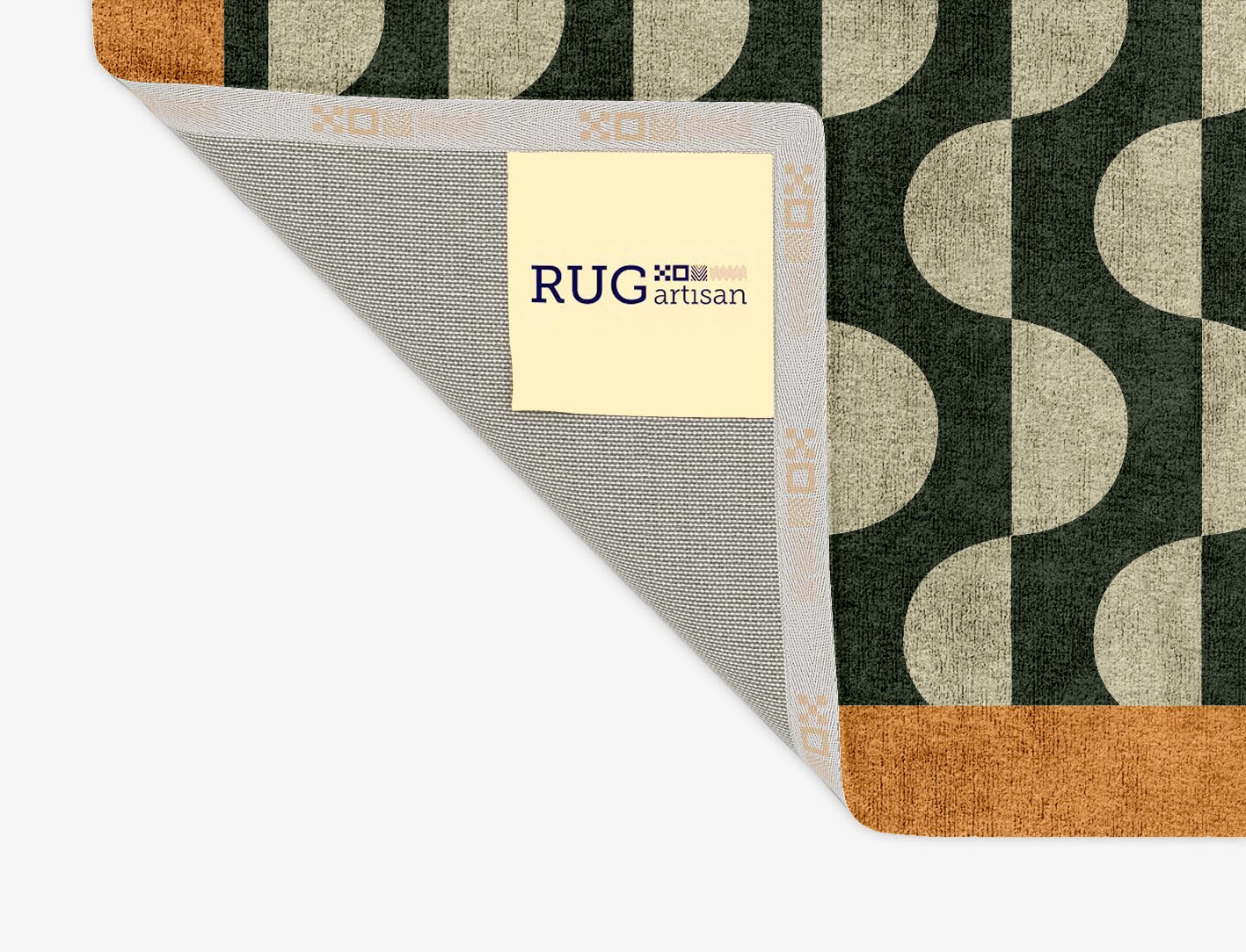 Frizzle Geometric Rectangle Hand Tufted Bamboo Silk Custom Rug by Rug Artisan