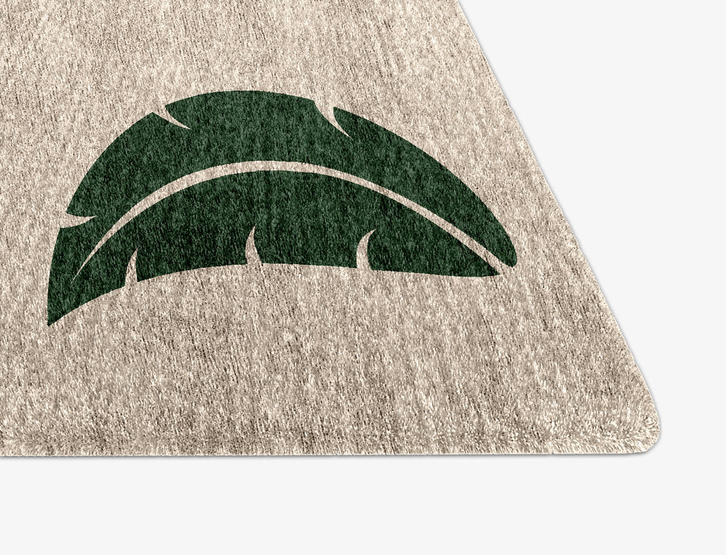 Frond Kids Arch Hand Knotted Bamboo Silk Custom Rug by Rug Artisan