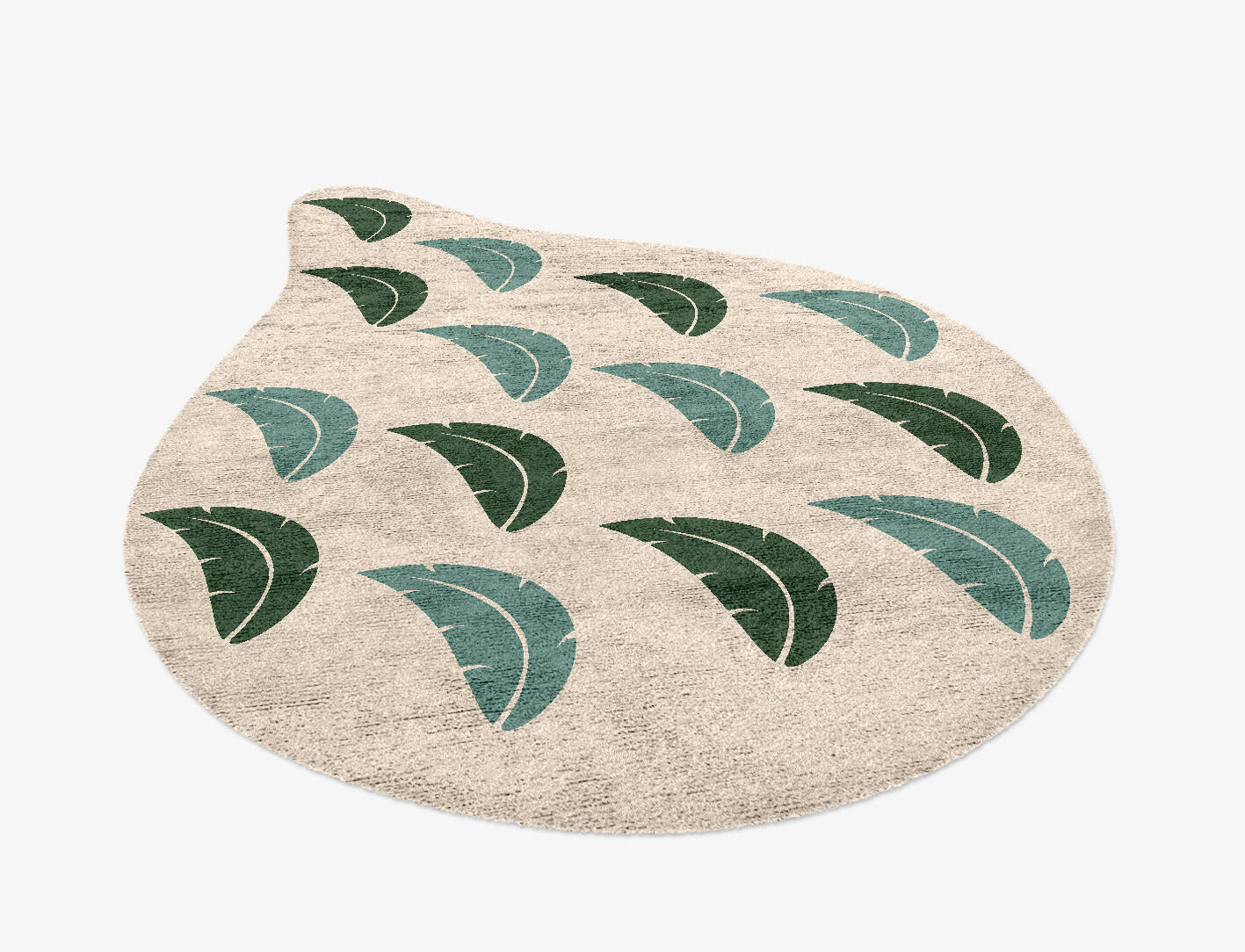 Frond Kids Drop Hand Knotted Bamboo Silk Custom Rug by Rug Artisan