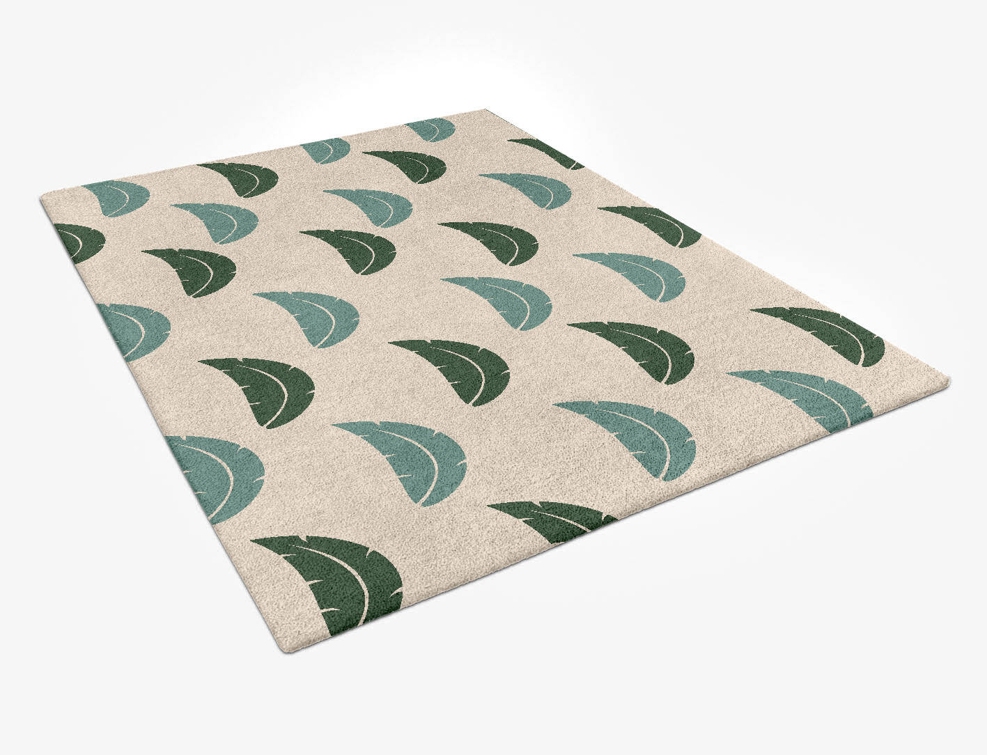 Frond Kids Rectangle Hand Tufted Pure Wool Custom Rug by Rug Artisan