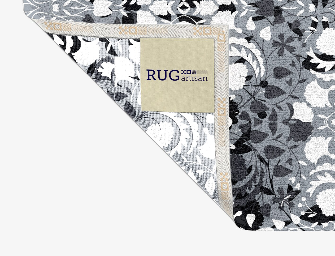 Frosty Sedge Monochrome Rectangle Hand Knotted Tibetan Wool Custom Rug by Rug Artisan
