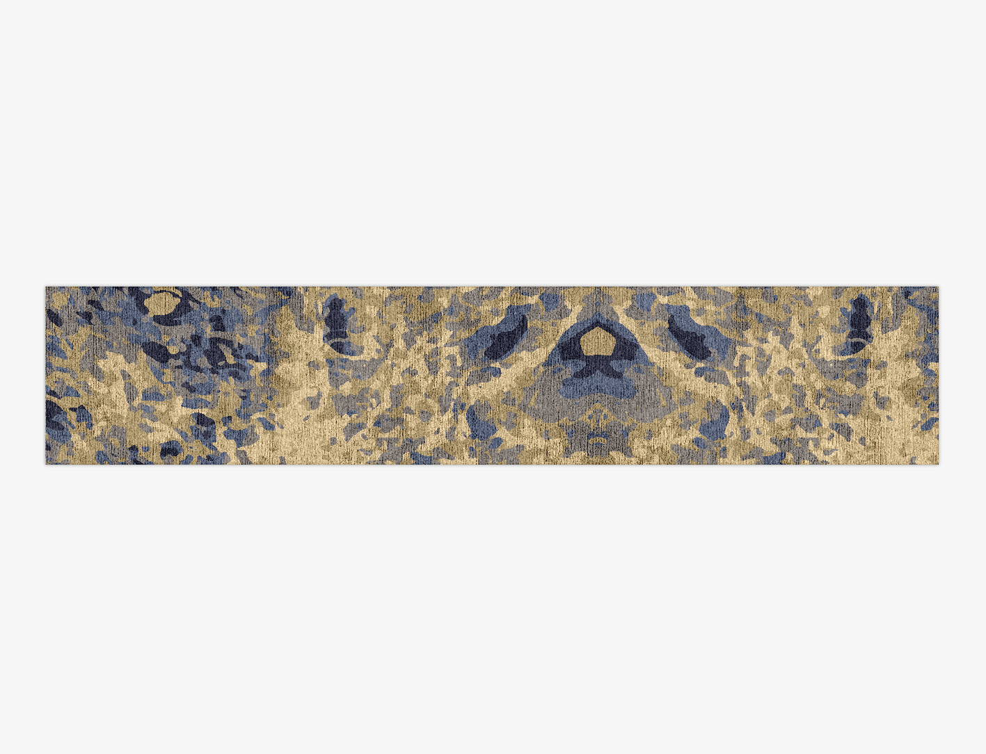 Frothy Surface Art Runner Hand Knotted Bamboo Silk Custom Rug by Rug Artisan
