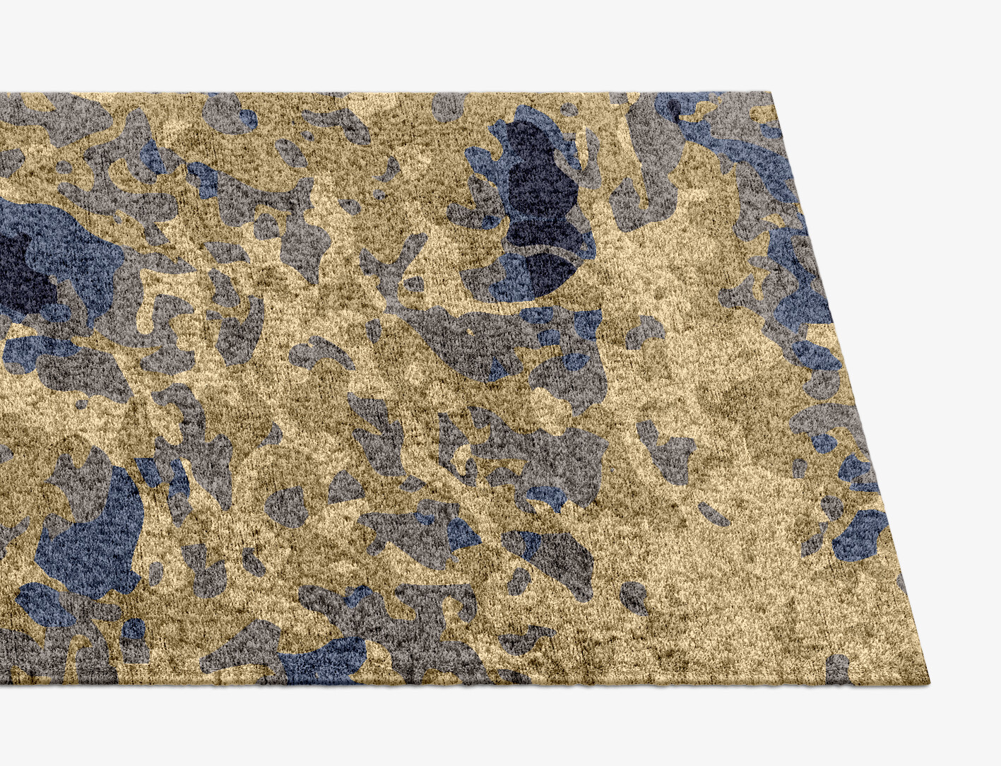 Frothy Surface Art Runner Hand Knotted Bamboo Silk Custom Rug by Rug Artisan
