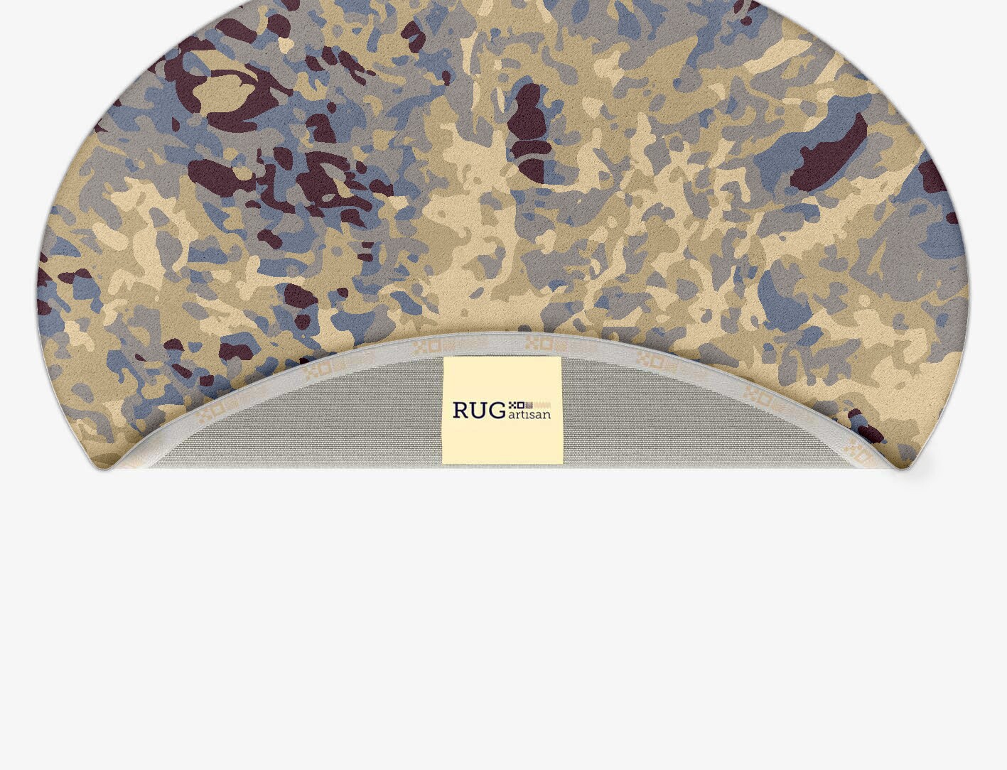 Frothy Surface Art Oval Hand Tufted Pure Wool Custom Rug by Rug Artisan