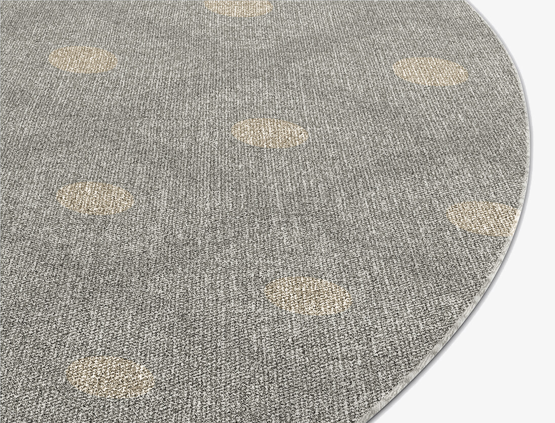 Fulfill Minimalist Round Flatweave New Zealand Wool Custom Rug by Rug Artisan