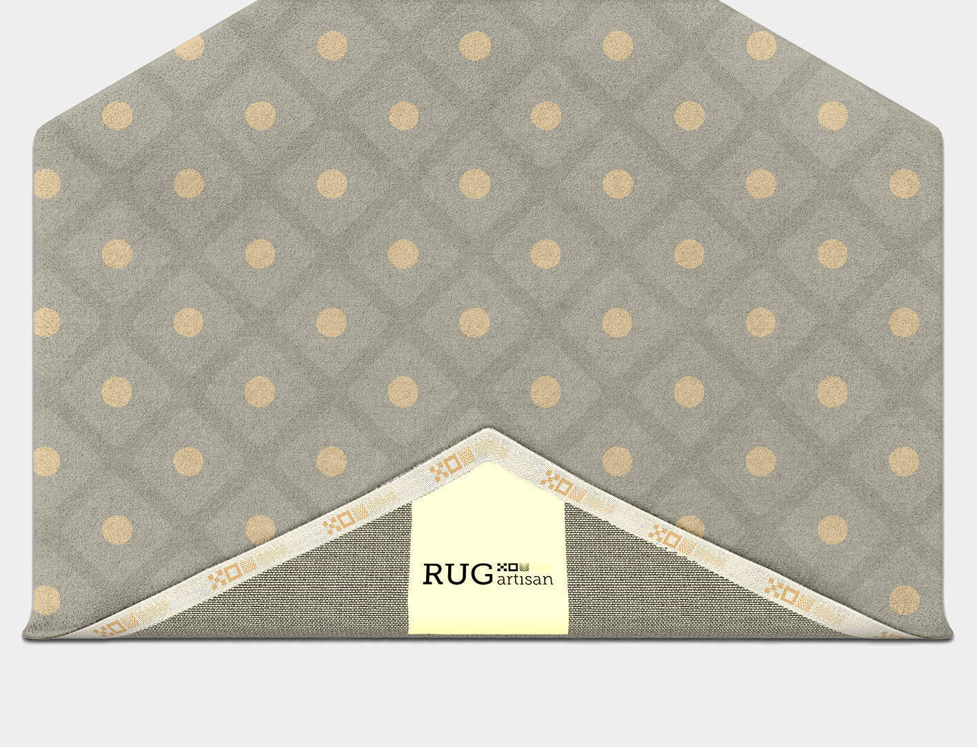 Fulfill Minimalist Hexagon Hand Tufted Pure Wool Custom Rug by Rug Artisan