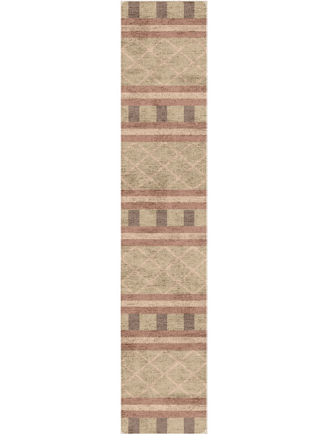 Furrow Flatweaves Runner Hand Tufted Bamboo Silk Custom Rug by Rug Artisan