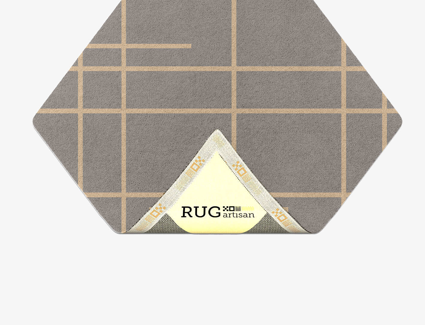 Fuse Minimalist Diamond Hand Tufted Pure Wool Custom Rug by Rug Artisan
