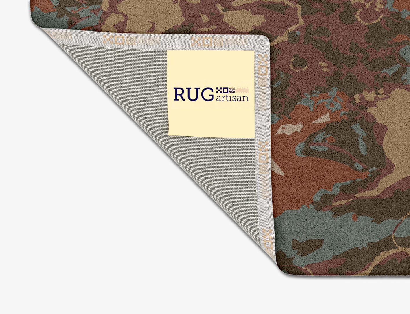 Fusion Surface Art Square Hand Tufted Pure Wool Custom Rug by Rug Artisan
