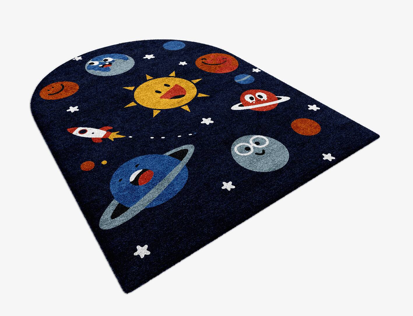 Galaxsee Kids Arch Hand Knotted Bamboo Silk Custom Rug by Rug Artisan