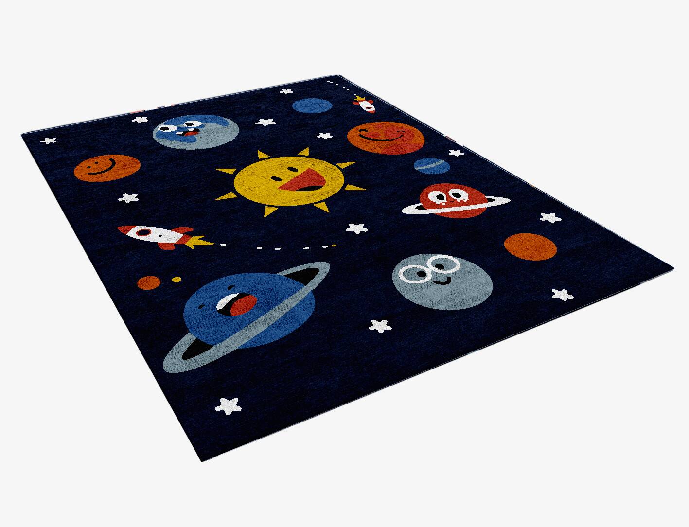 Galaxsee Kids Rectangle Hand Knotted Bamboo Silk Custom Rug by Rug Artisan