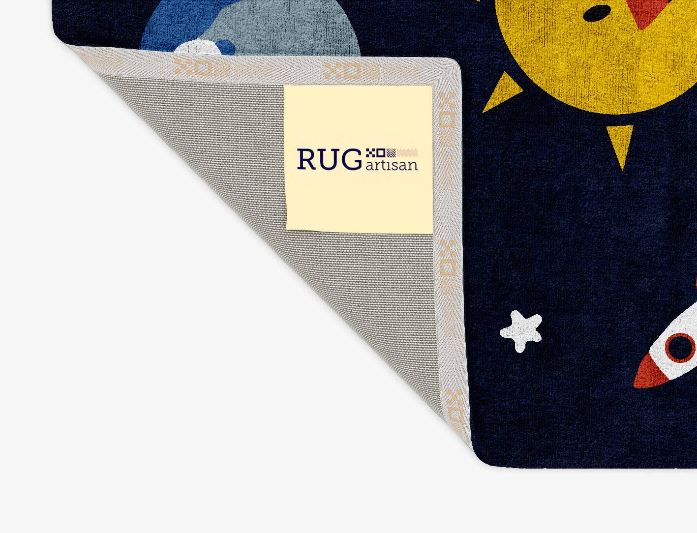 Galaxsee Kids Rectangle Hand Tufted Bamboo Silk Custom Rug by Rug Artisan