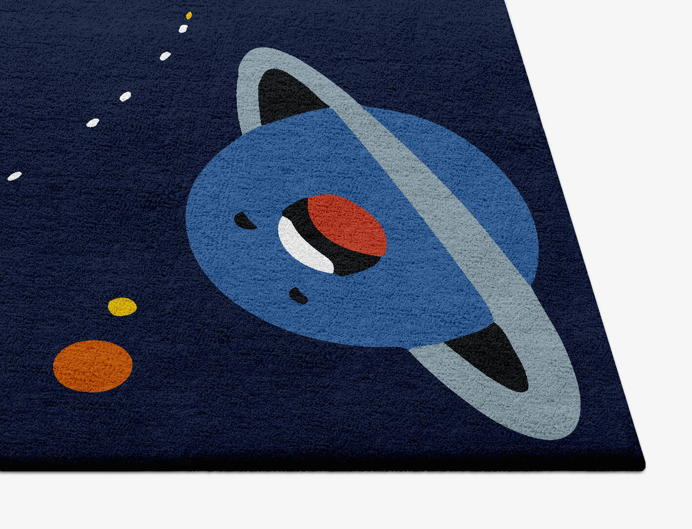 Galaxsee Kids Square Hand Tufted Pure Wool Custom Rug by Rug Artisan