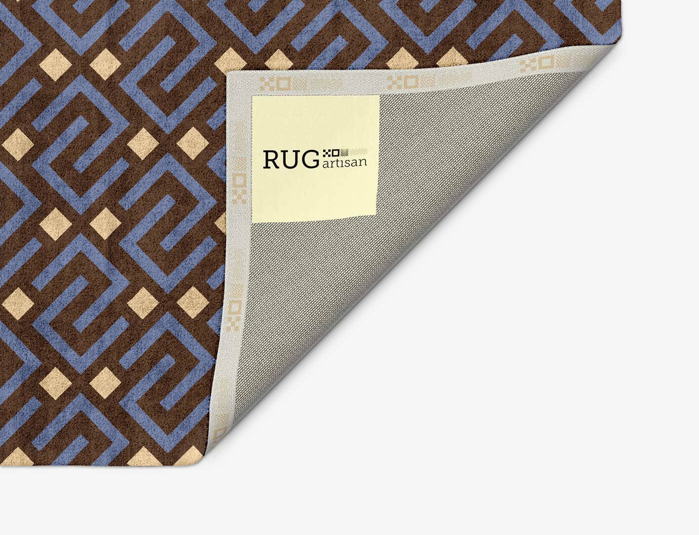 Galaxy Geometric Arch Hand Tufted Bamboo Silk Custom Rug by Rug Artisan
