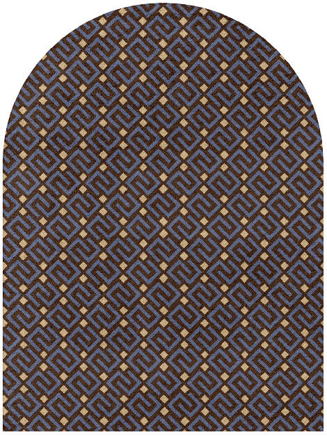 Galaxy Geometric Arch Hand Tufted Pure Wool Custom Rug by Rug Artisan