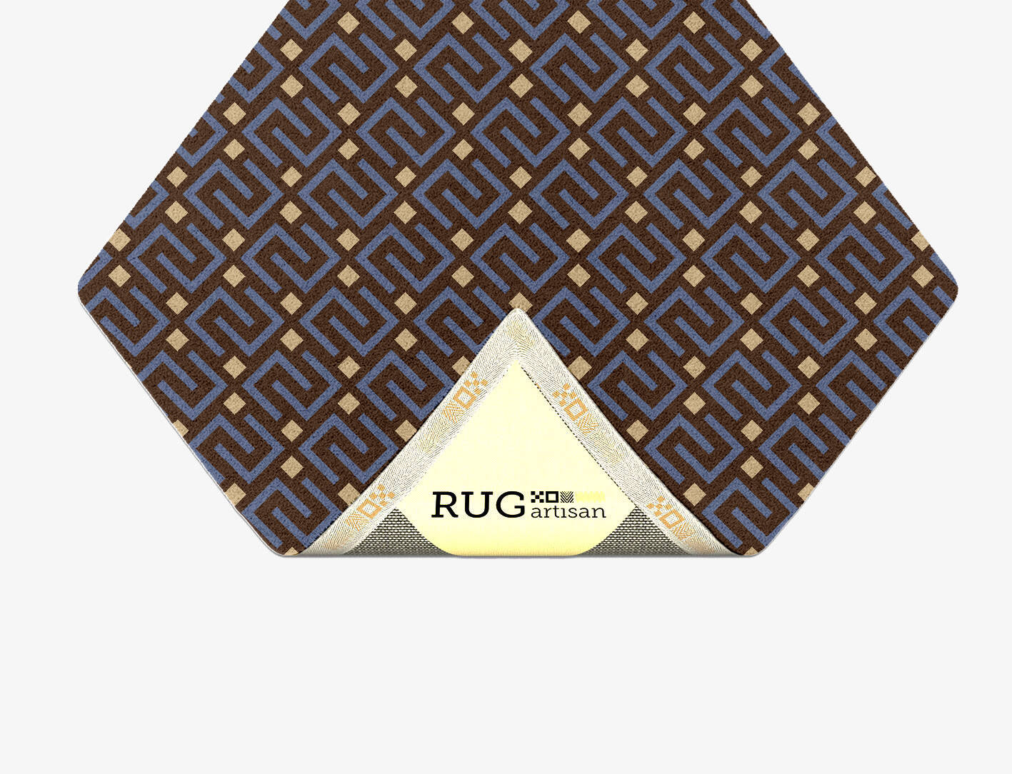 Galaxy Geometric Diamond Hand Tufted Pure Wool Custom Rug by Rug Artisan
