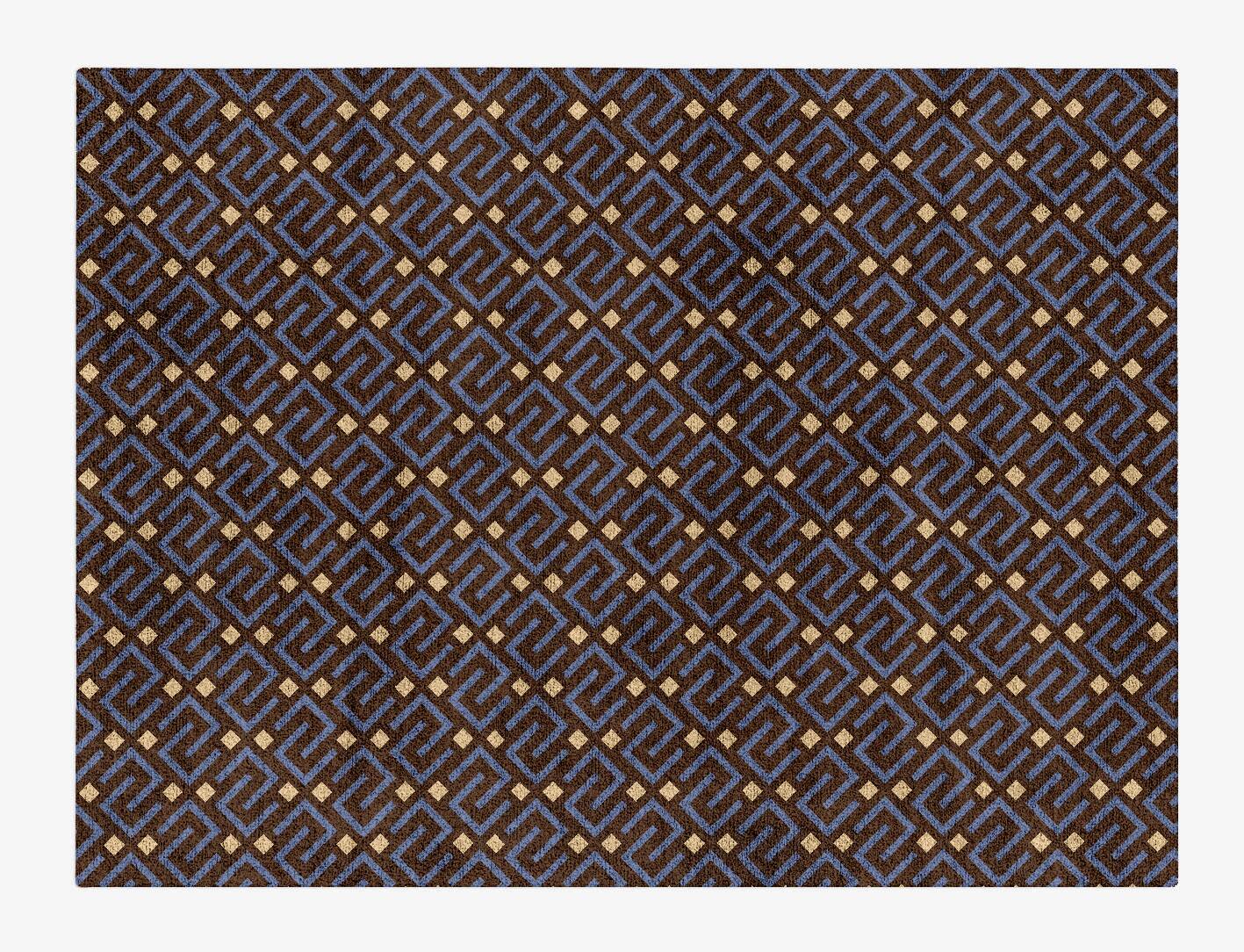 Galaxy Geometric Rectangle Hand Tufted Bamboo Silk Custom Rug by Rug Artisan