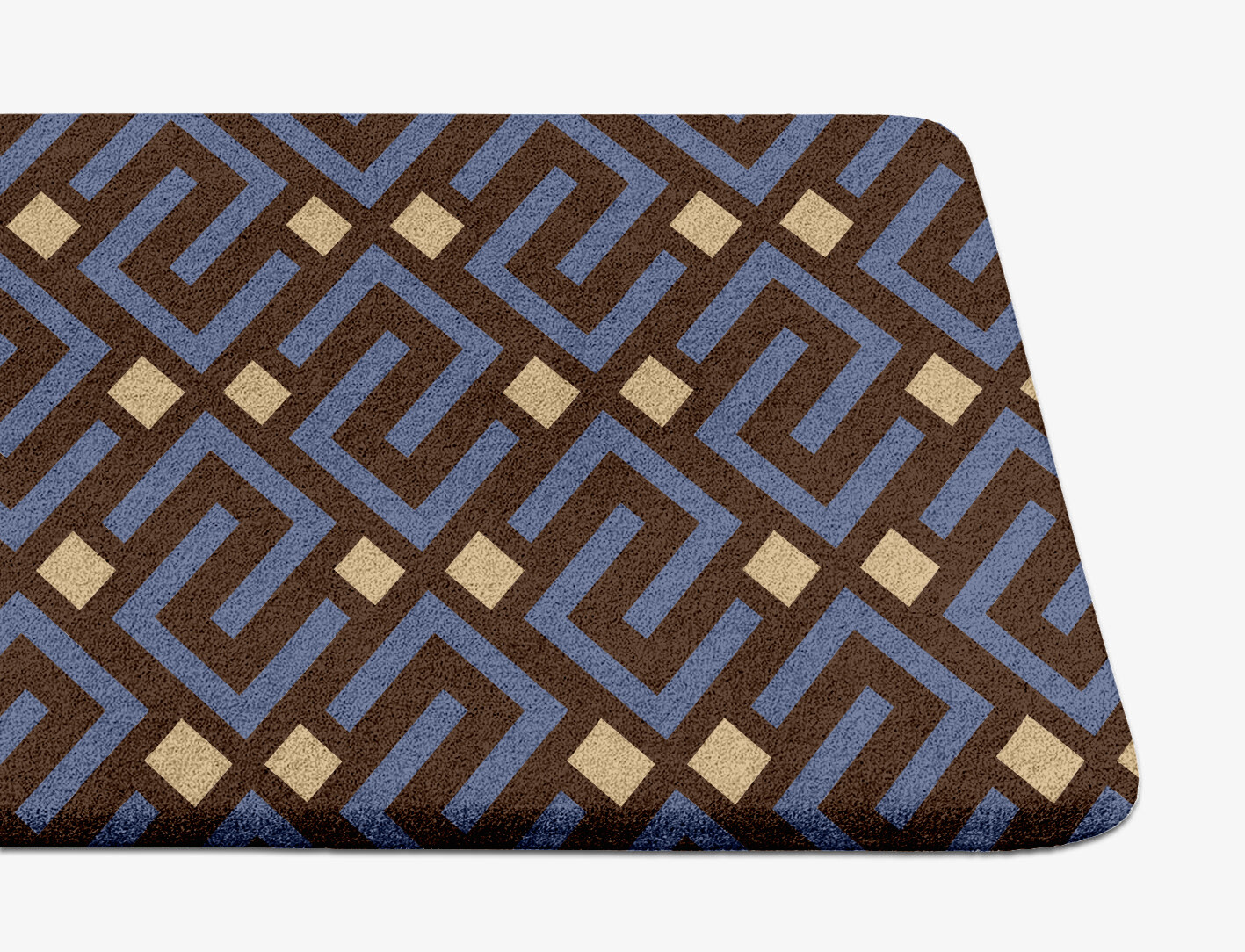 Galaxy Geometric Runner Hand Tufted Pure Wool Custom Rug by Rug Artisan