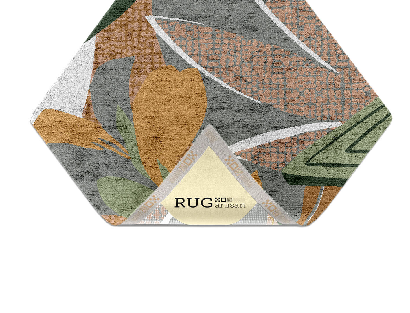 Garth Field of Flowers Diamond Hand Knotted Bamboo Silk Custom Rug by Rug Artisan