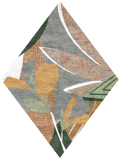 Garth Field of Flowers Diamond Hand Knotted Bamboo Silk Custom Rug by Rug Artisan