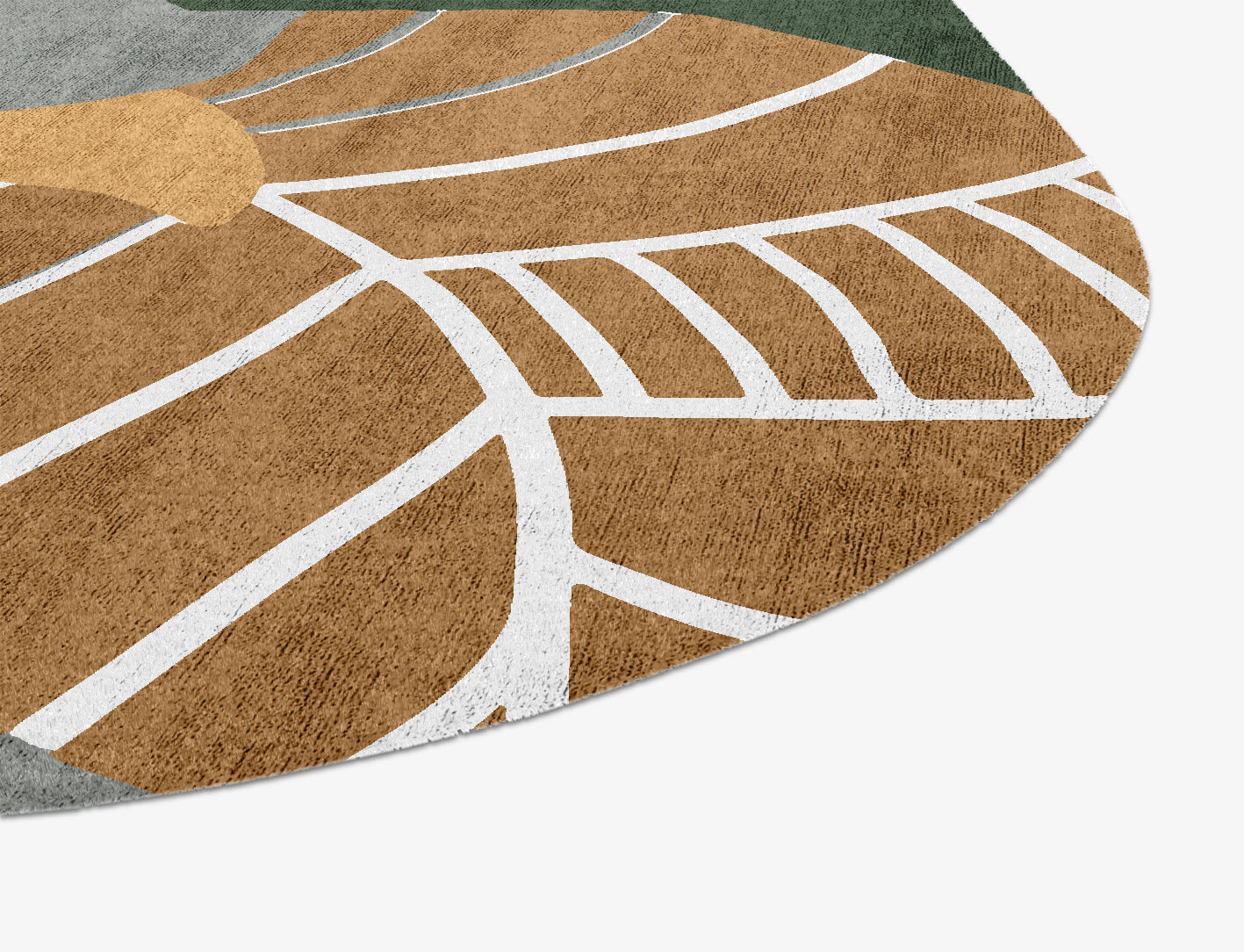 Garth Field of Flowers Oblong Hand Knotted Bamboo Silk Custom Rug by Rug Artisan