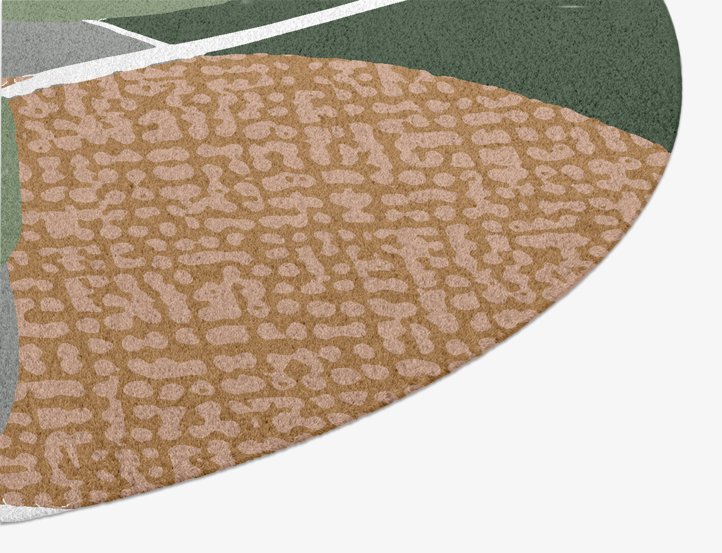 Garth Field of Flowers Oval Hand Knotted Tibetan Wool Custom Rug by Rug Artisan