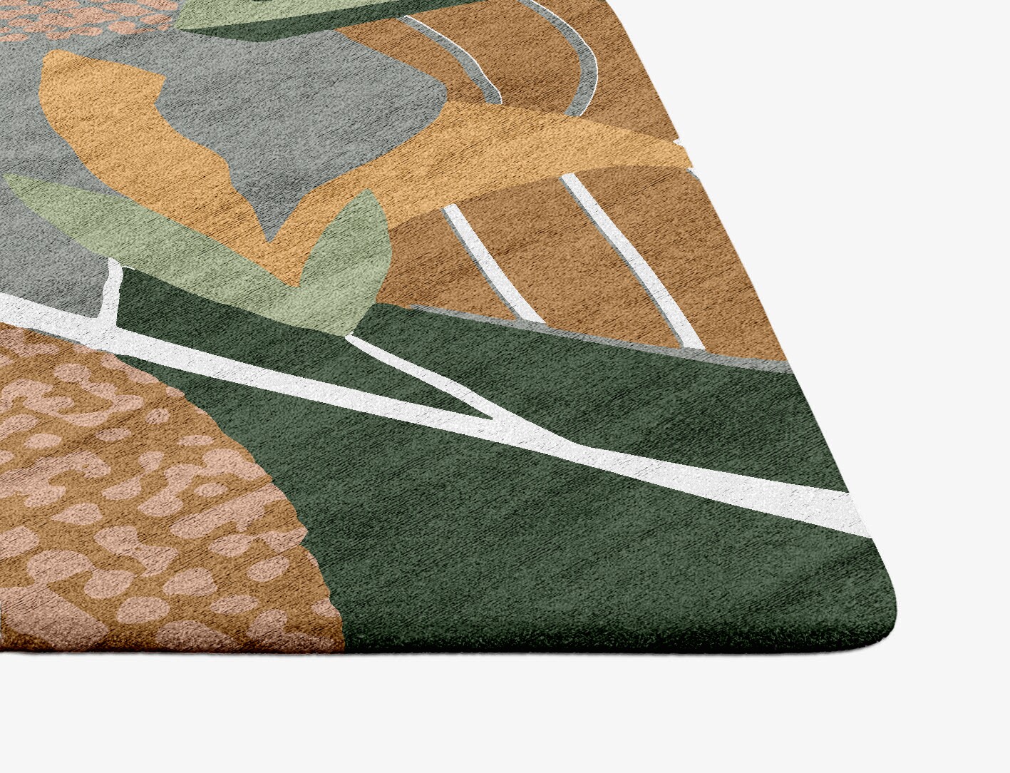 Garth Field of Flowers Ogee Hand Tufted Bamboo Silk Custom Rug by Rug Artisan