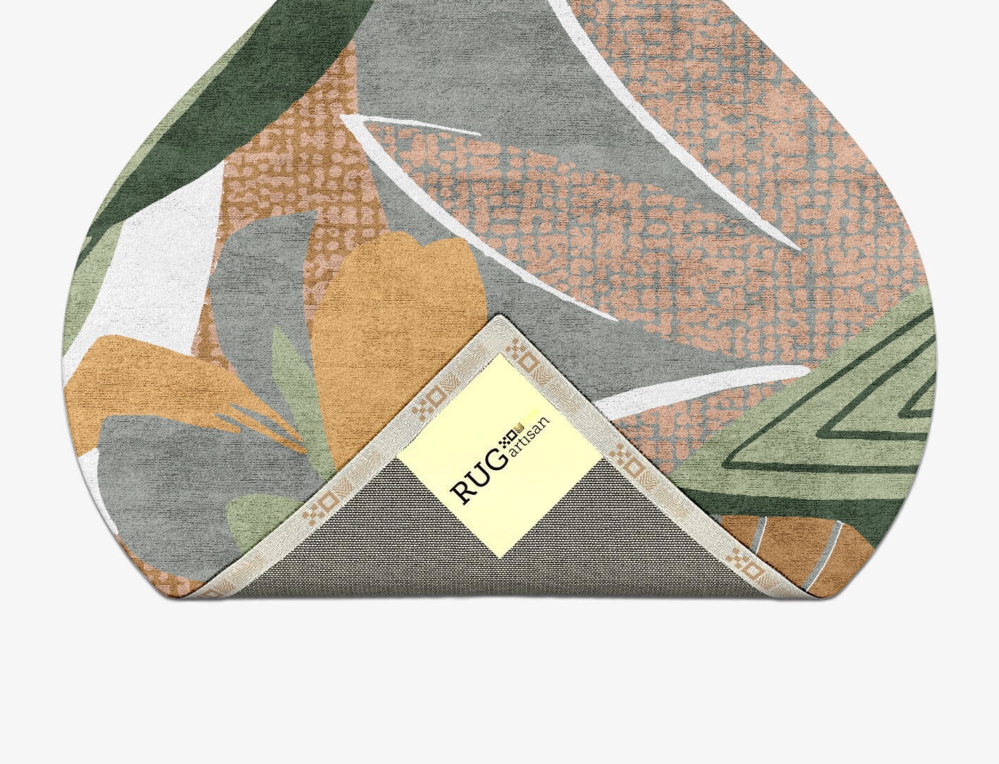 Garth Field of Flowers Ogee Hand Tufted Bamboo Silk Custom Rug by Rug Artisan