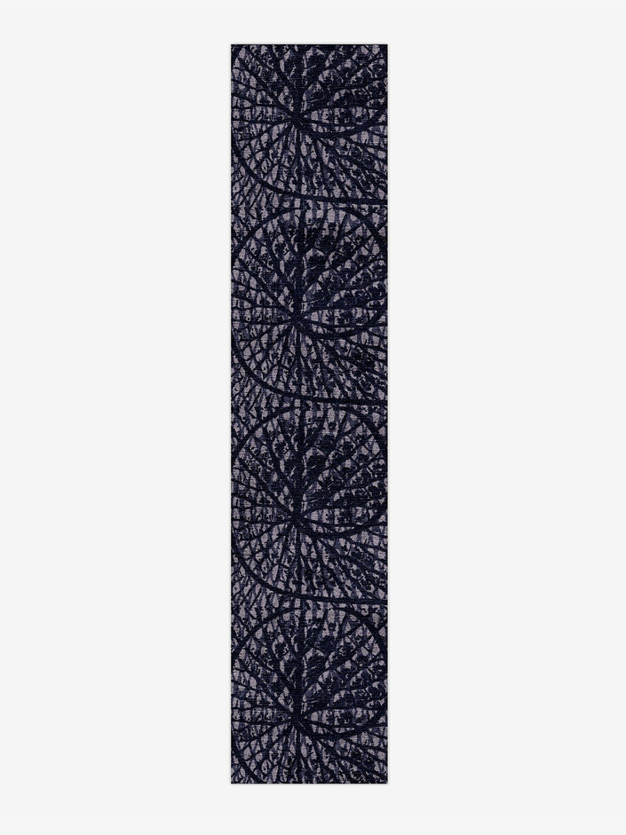 Genesis Abstract Runner Hand Knotted Bamboo Silk Custom Rug by Rug Artisan