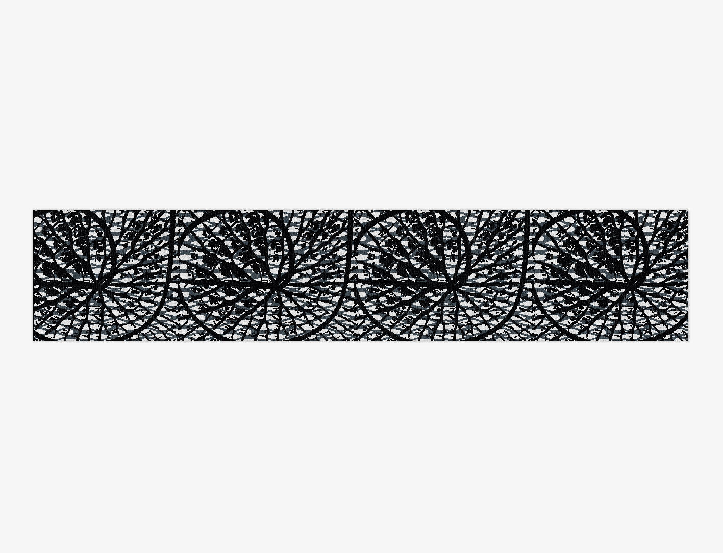 Genesis Fade Monochrome Runner Hand Knotted Tibetan Wool Custom Rug by Rug Artisan