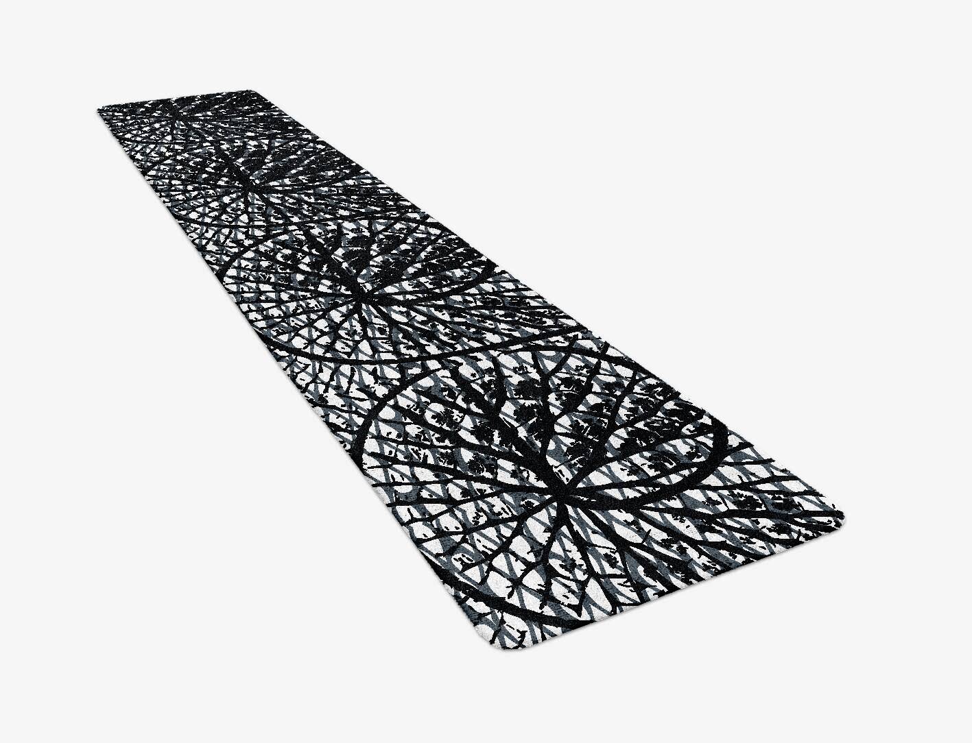 Genesis Fade Monochrome Runner Hand Tufted Bamboo Silk Custom Rug by Rug Artisan
