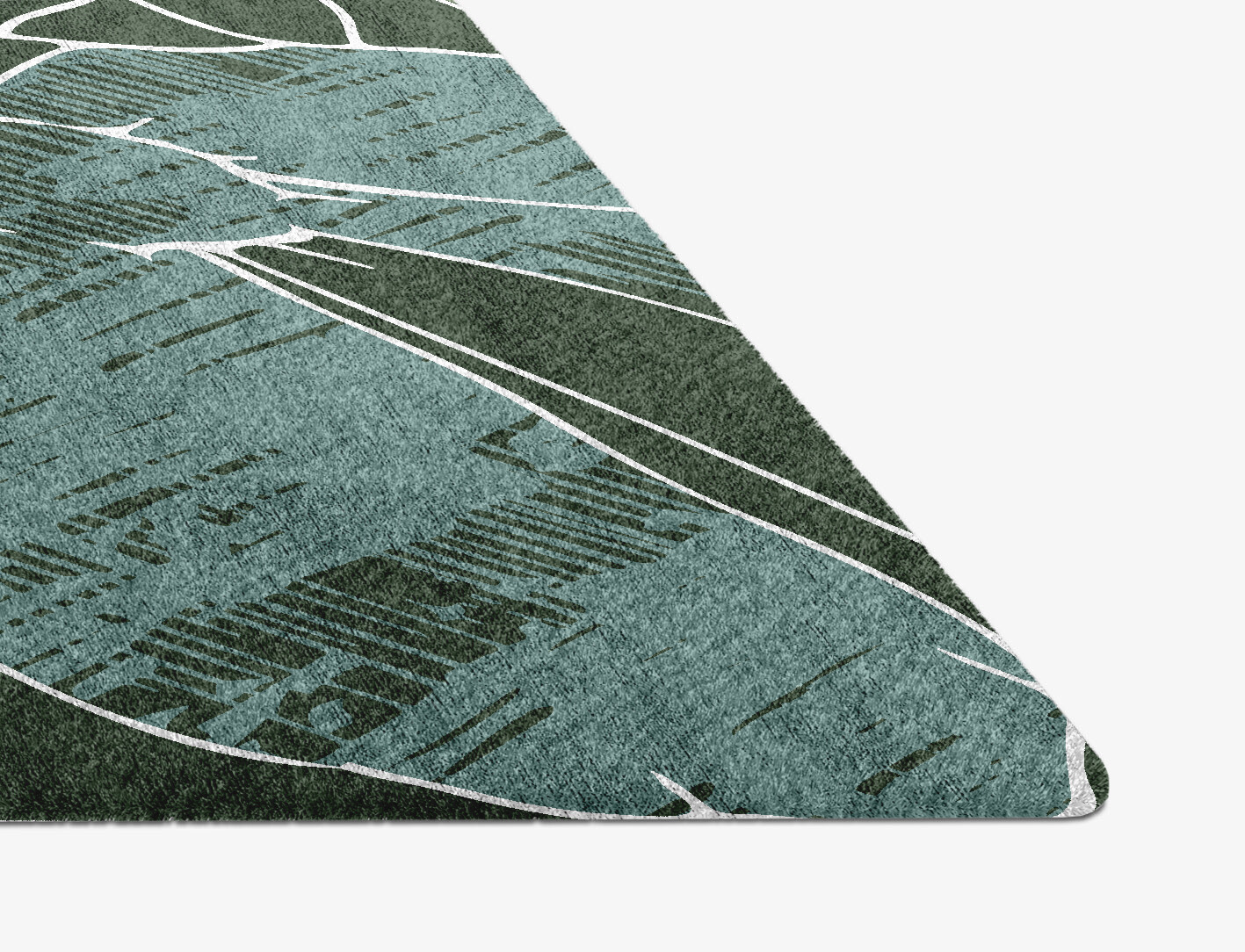 Gerbera Field of Flowers Diamond Hand Knotted Bamboo Silk Custom Rug by Rug Artisan