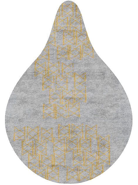 Gilda  Drop Hand Tufted Bamboo Silk Custom Rug by Rug Artisan