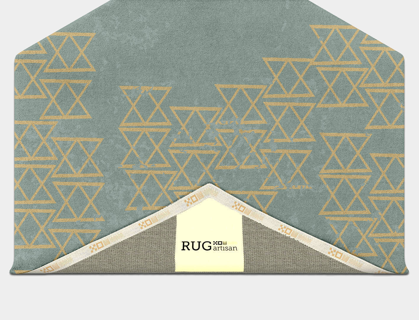 Gilda  Hexagon Hand Tufted Pure Wool Custom Rug by Rug Artisan