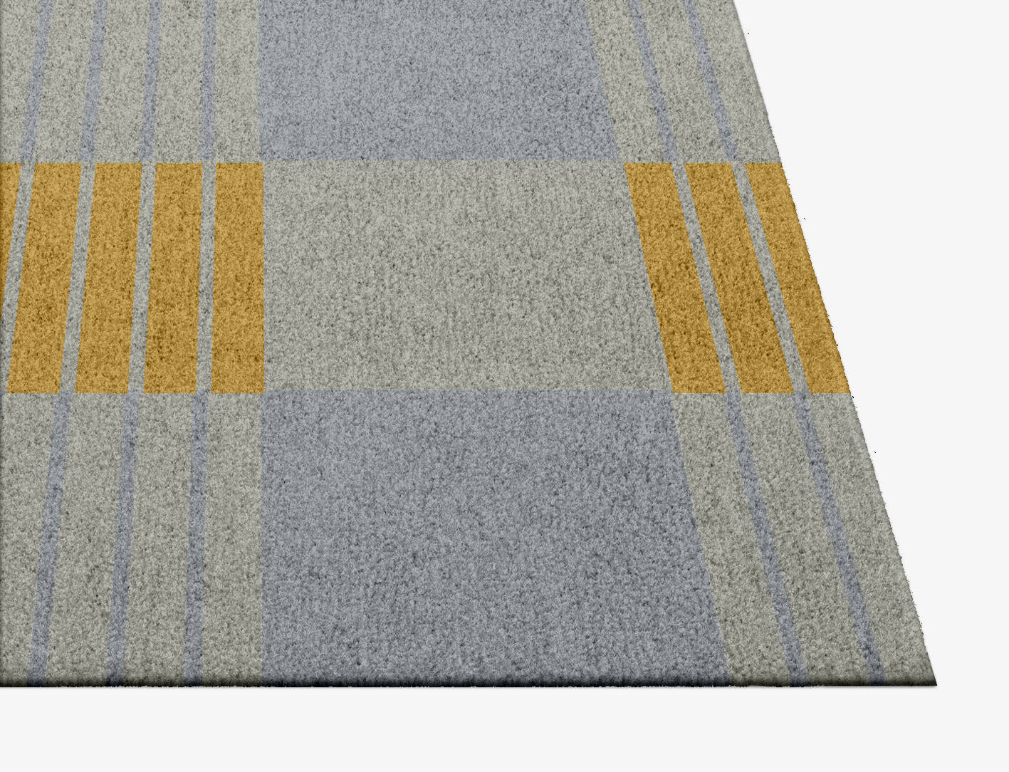 Gin&Tonic Geometric Square Hand Knotted Tibetan Wool Custom Rug by Rug Artisan
