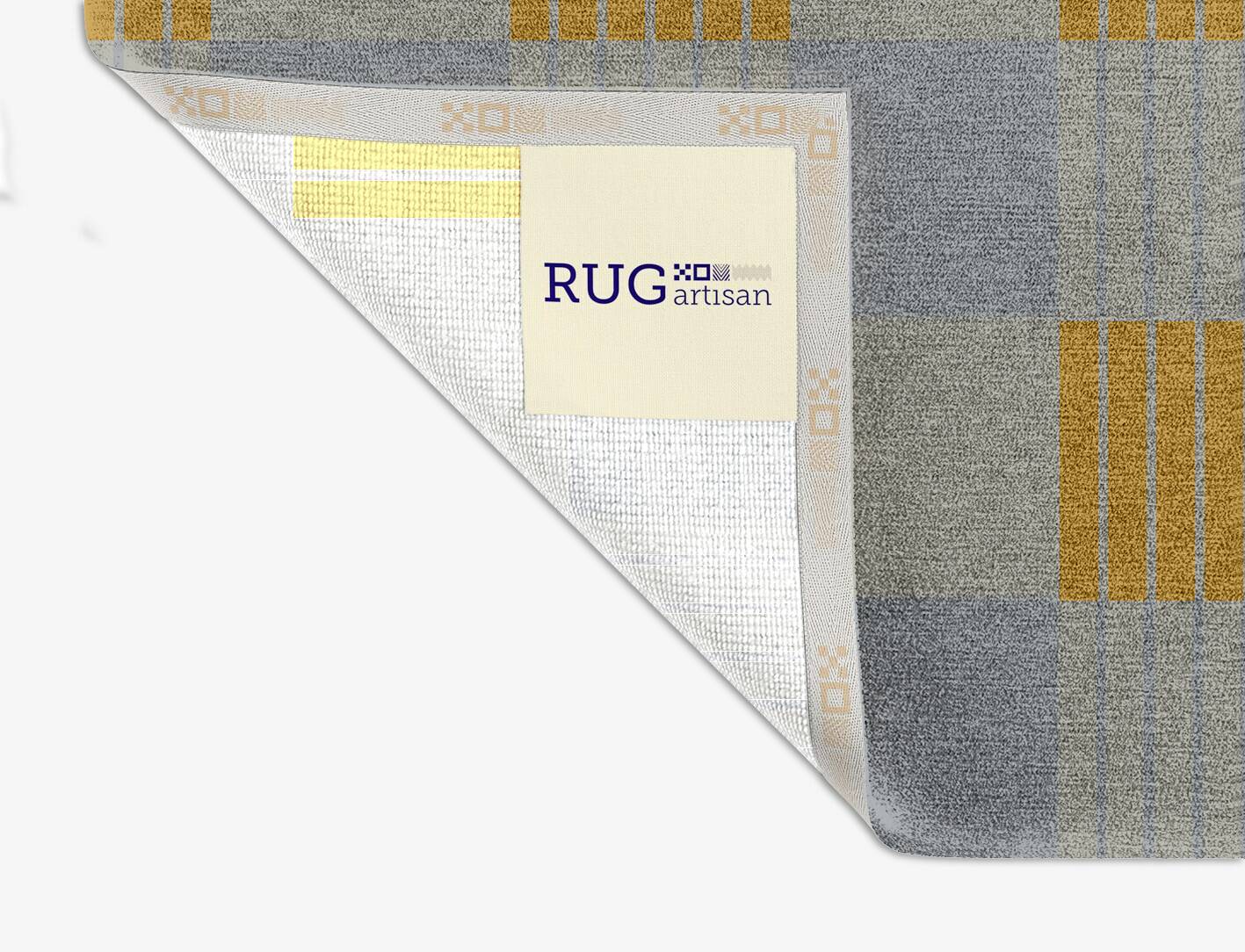 Gin&Tonic Geometric Square Hand Knotted Tibetan Wool Custom Rug by Rug Artisan